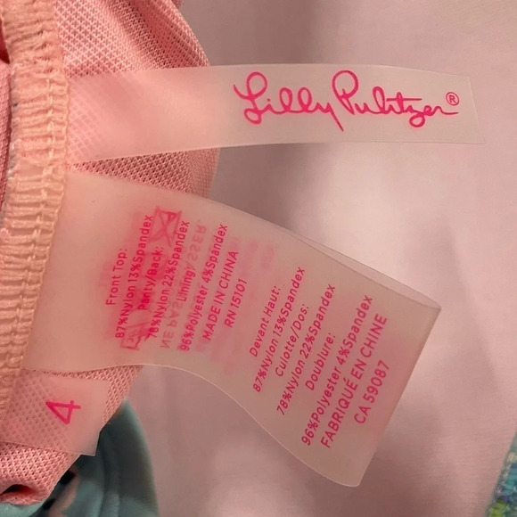 Lilly Pulitzer Flamenco Women Sway this Way 1 Piece Bathing Swim Suit - Picture 6 of 9